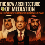The New Architecture of Mediation: How Regional Powers Are Rewriting Global Diplomacy
