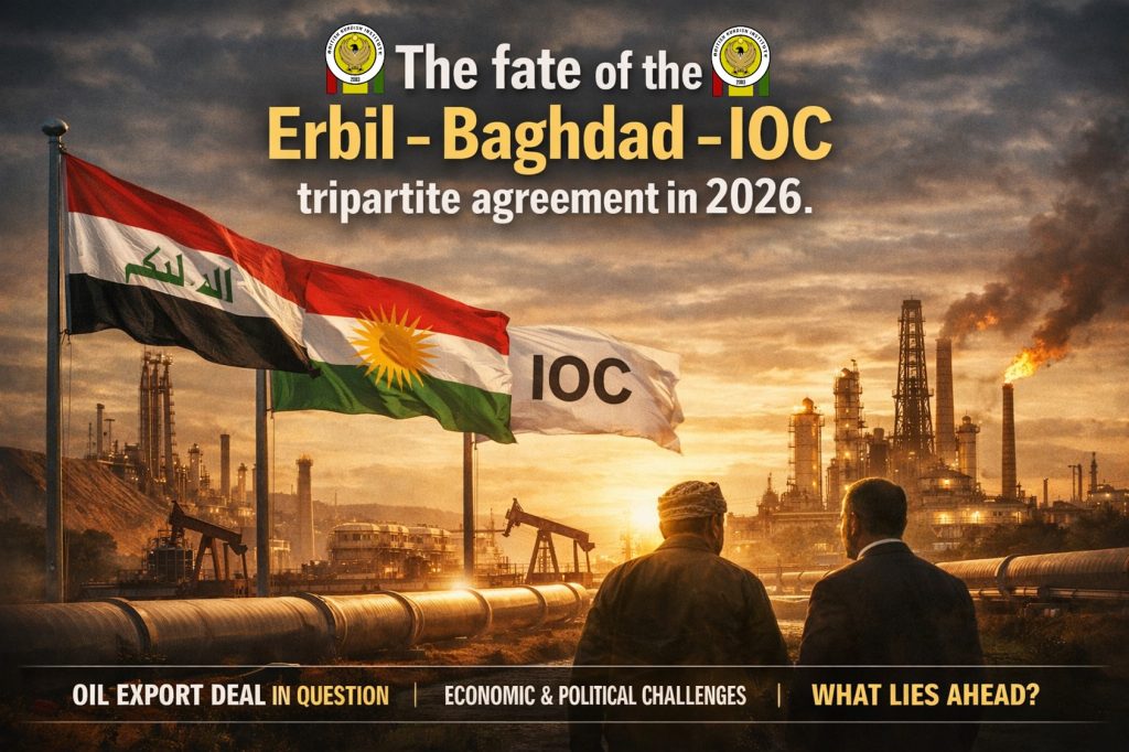 Erbil–Baghdad–IOC tripartite oil agreement and Kurdistan oil exports in 2026