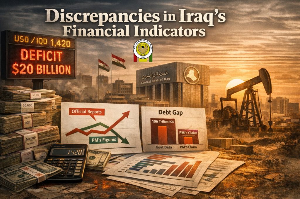 Discrepancies in Iraq’s financial indicators and public debt data in 2025