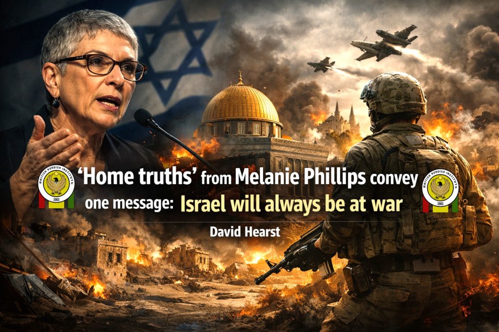 Melanie Phillips speaking about Israel and the ideology of permanent war